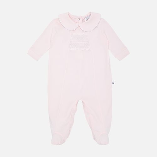 Macacão de Bebê Feminino Longo Egípcio Gold - ROSA