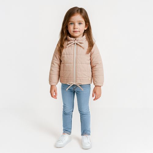 Casaco de Bebê Feminino Matelassê - CRU