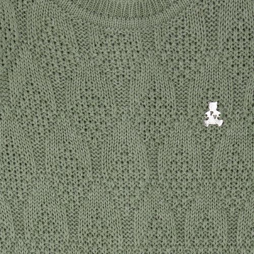 Saída de Maternidade Masculina Tricot Pinha - VERDE M.PLANT