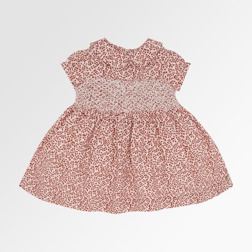 Vestido de Bebê Feminino Fustão Estampa Leaves - ESTAMPADO