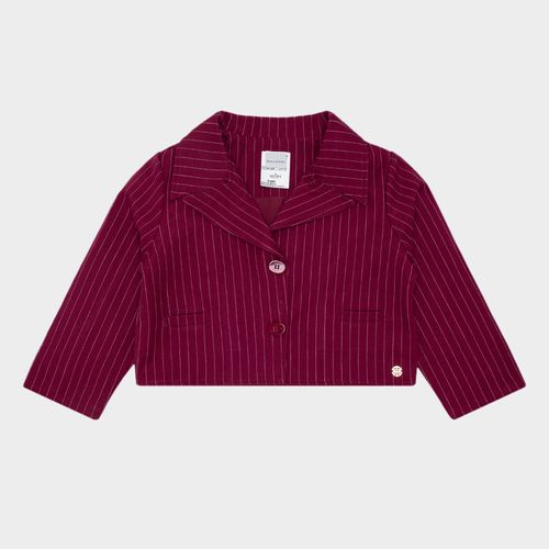 Blazer Infantil Feminino Risca de Giz - UVA