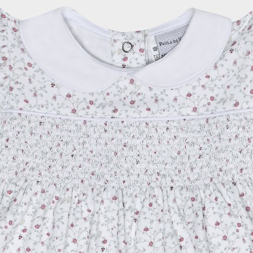 Macacão Vestido de Bebê Feminino Egípcio Gold Fio 50 Floreale - ROSE