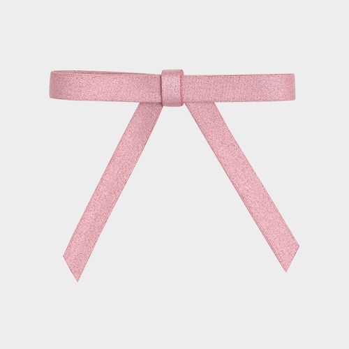 Laço de Suede Infantil - ROSA ANTIGO