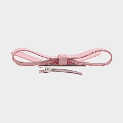 Laço de Suede Infantil - ROSA ANTIGO