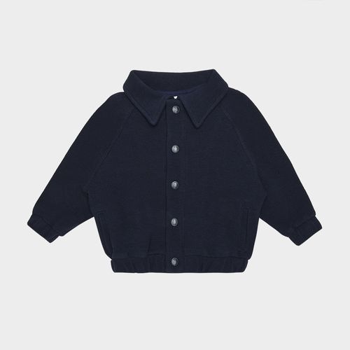 Casaco de Bebê Masculino Malha - AZUL MARINHO