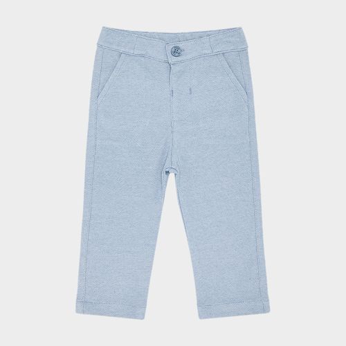 Calça de Bebê Masculina Piquet - AZUL