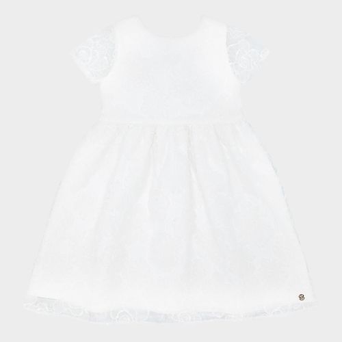 Vestido Infantil Feminino Tule - BRANCO