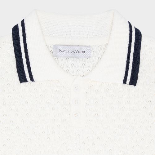Conjunto de Bebê Masculino Textura com Frisos - NATURAL