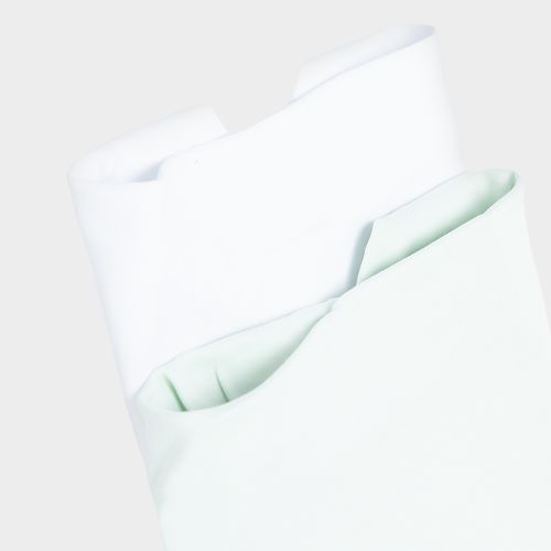Conjunto de Babador Bandana Cores - 2 Unidades - VERDE/BRANCO