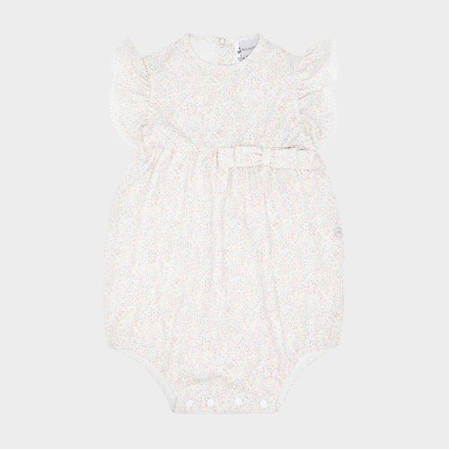 Macacão Feminino Egipcio Gold Curto Com Laço Liberty - AMARELO