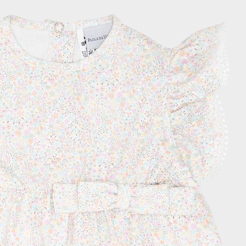 Macacão Feminino Egipcio Gold Curto Com Laço Liberty - AMARELO