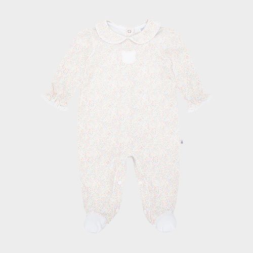 Macacão Bebê Feminino Egípcio Gold Liberty Flower - AMARELO