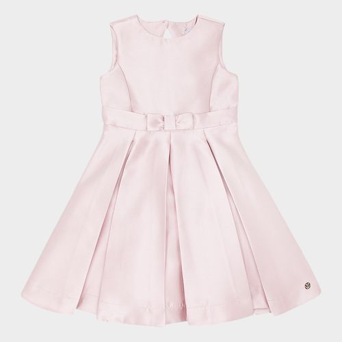Vestido Infantil Feminino Zibeline Recorte - ROSA BEBE