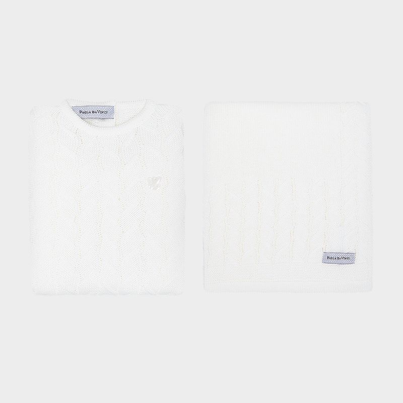 Saida de Maternidade Masculina com Manta Tricot Ponto Tranca - BRANCO_50.66.0006_1010_5