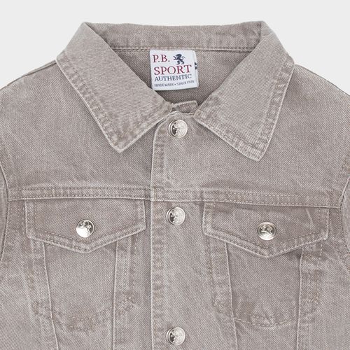 Jaqueta Jeans Infantil Masculina Trincado Trucker - CINZA