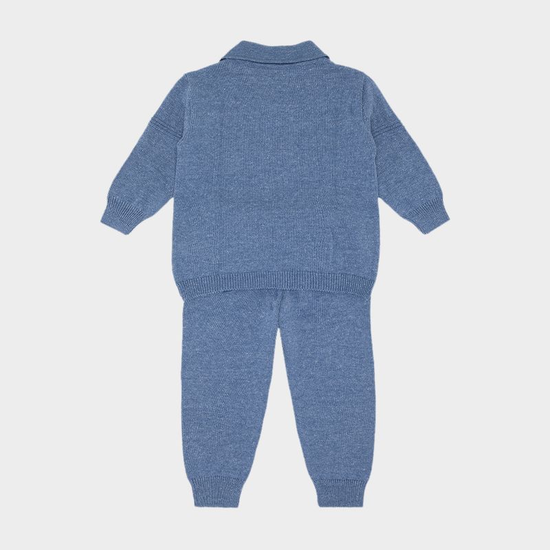 Conjunto de Bebe Masculino Camisa Polo Listrada - AZUL ROYAL_08.22.0016_1072_7