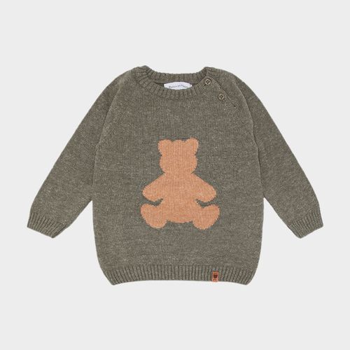 Conjunto de Bebê Masculino Jacquard Urso - CRU