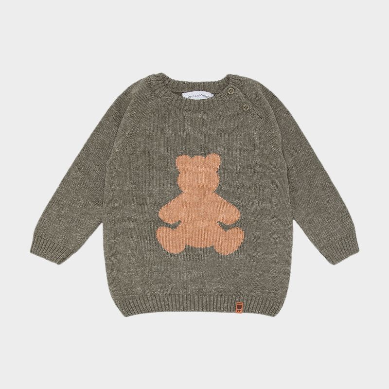 Conjunto de Bebe Masculino Jacquard Urso - CRU_08.22.0017_1020_2