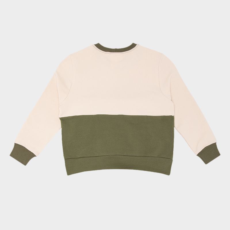 Conjunto Infantil Masculino em Fleece Bicolor Sports - VERDE_4