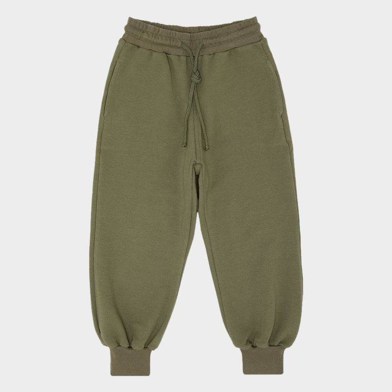 Conjunto Infantil Masculino em Fleece Bicolor Sports - VERDE_5
