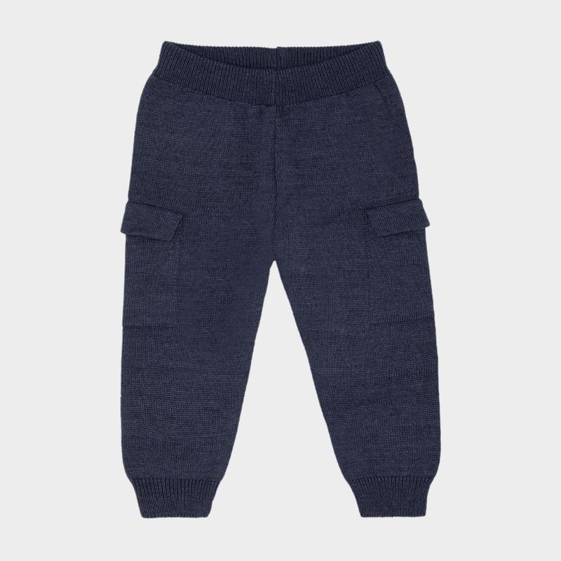 Conjunto de Bebe Masculino em Trico com Bolso Canguru - BEGE_08.22.0014_1047_5