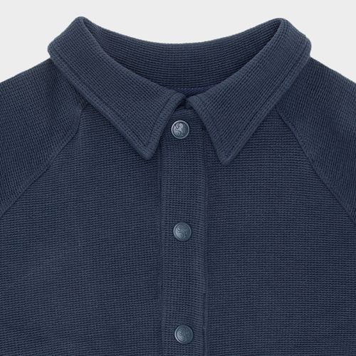 Casaco Infantil Masculino Compact Fleece Raglan - AZUL MARINHO