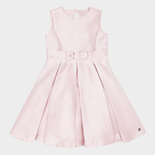 Vestido Infantil Feminino Zibeline Recorte - ROSA BEBE