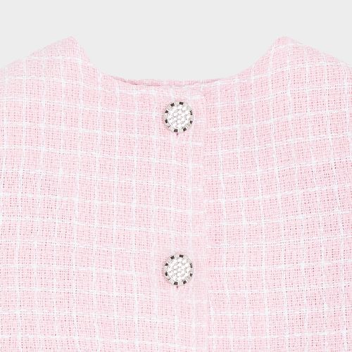 Casaco Bebê Feminino Tweed - ROSA