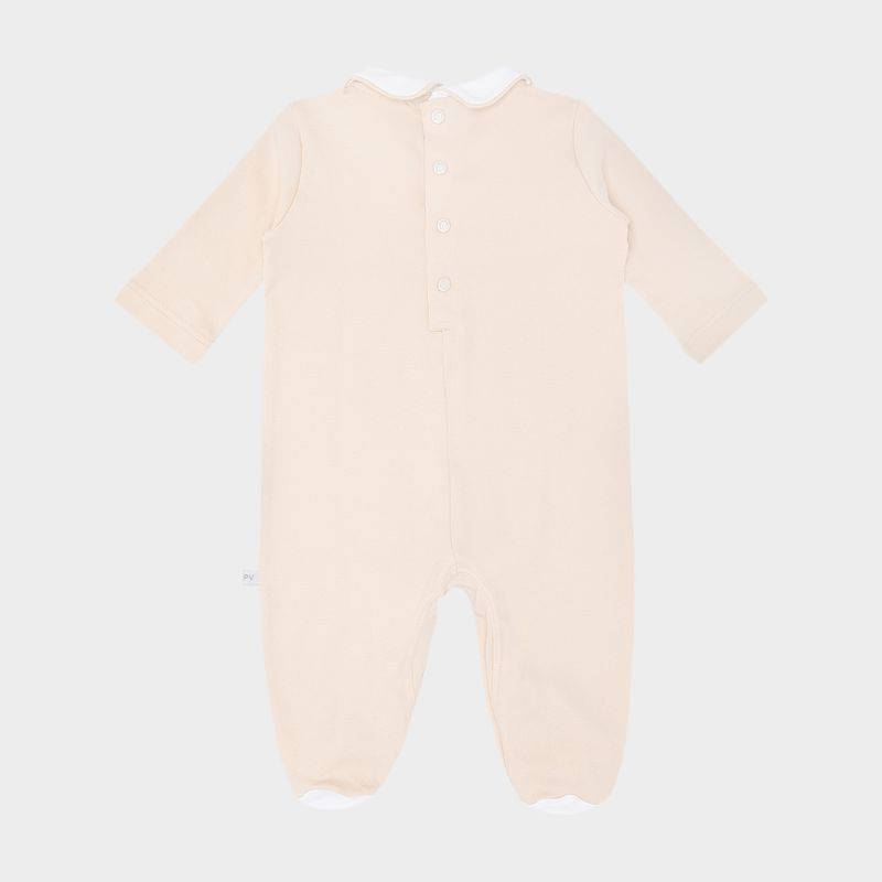 Macacao Bebe Masculino Egipcio Gold Smock Bimbi - BEGE_09.16.1196_1047_5