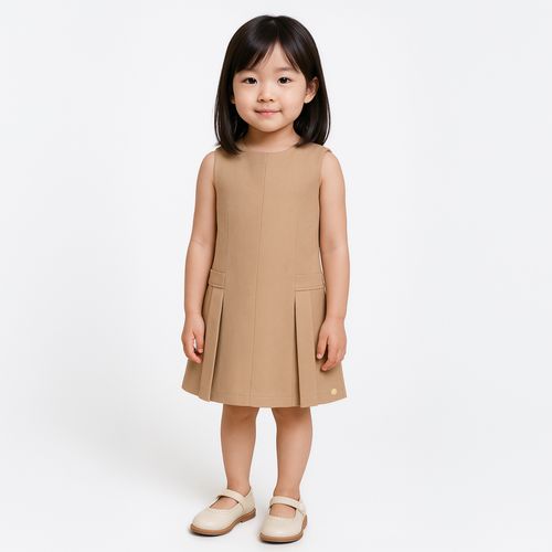 Vestido Infantil Feminino Regata Montaria OFF - OFF WHITE