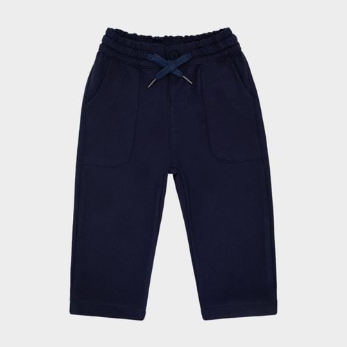 Calça de Bebê Masculina Piquet - AZUL MARINHO