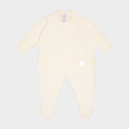 Macacão Bebê Feminino Blusa Falsa Tijolinho - AMARELO PO