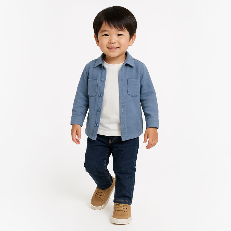 Calca Jeans de Bebe Masculina com Bolsos - AZUL MARINHO_03.02.0654_1015_1