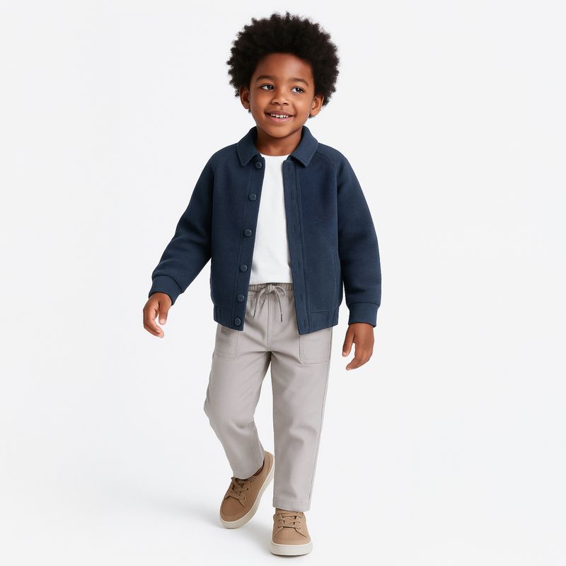 Casaco Infantil Masculino Compact Fleece Raglan - AZUL MARINHO_02.11.0180_1015_1