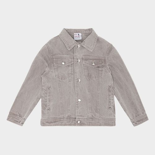 Jaqueta Jeans Infantil Masculina Trincado Trucker - CINZA