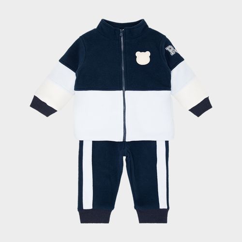 Conjunto Bebê Masculino Microsoft Recortes - AZUL MARINHO