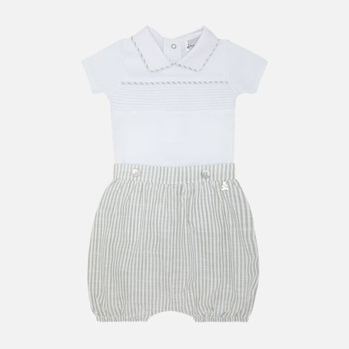 Conjunto de Bebê Masculino Body Algodão Egípcio - VERDE