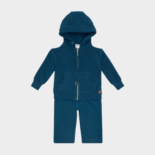 Conjunto Bebê Masculino Compact Fleece - AZUL