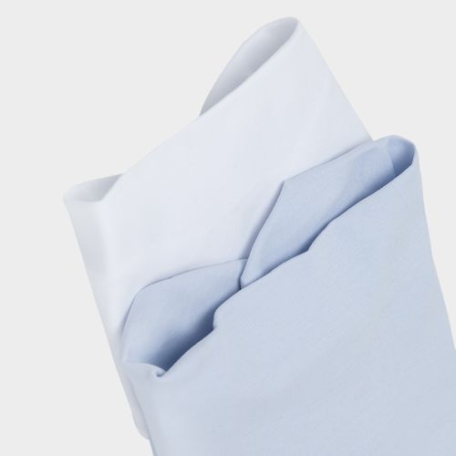 Conjunto de Babador Bandana Cores - 2 Unidades - AZUL/ BRANCO