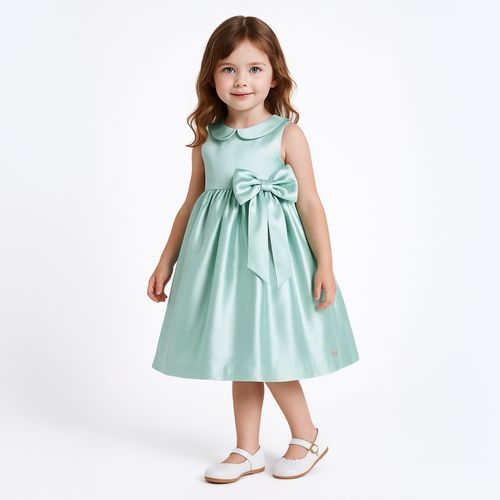 Vestido Bebê Feminino Zibeline - VERDE