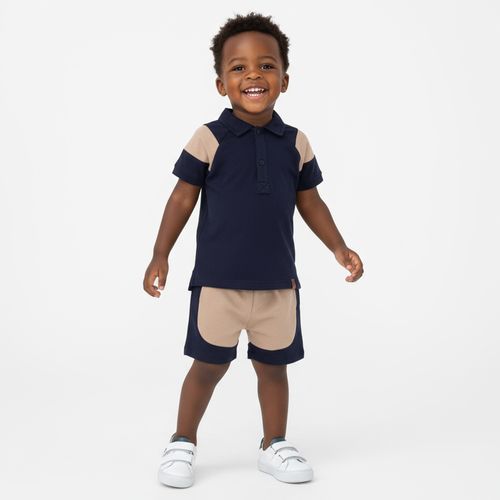 Conjunto Bebê Masculino Soft Confort Bicolor - AZUL MARINHO