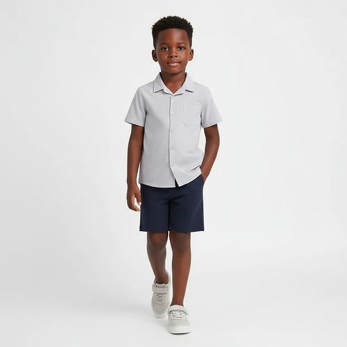 Camisa Infantil Masculina Sirmione - CINZA