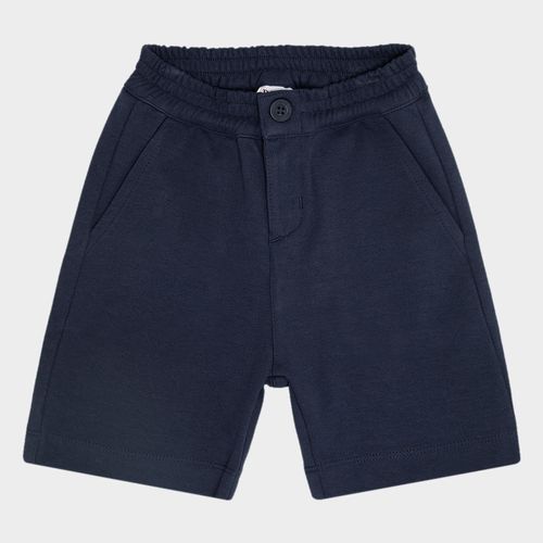 Bermuda Infantil Masculina Compact Fleece - AZUL MARINHO