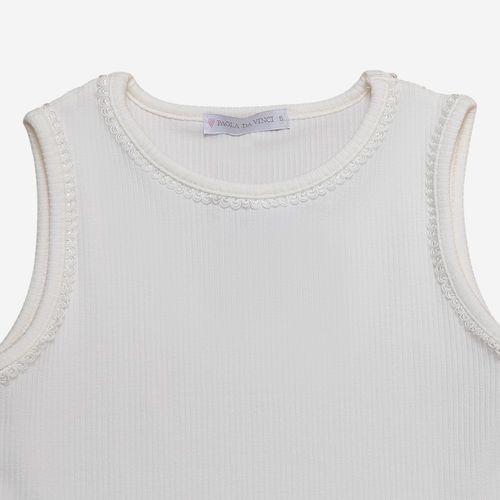 Regata Bebê Feminina Allure - OFF WHITE