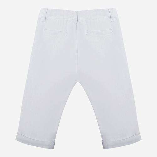 Calça Bebê Masculino Puro Linho - BRANCO