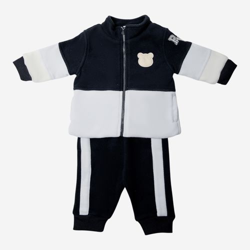 Conjunto Bebê Masculino Microsoft Recortes - AZUL MARINHO