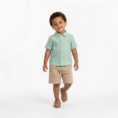 Bermuda Bebê Masculina Interloque - KAKI