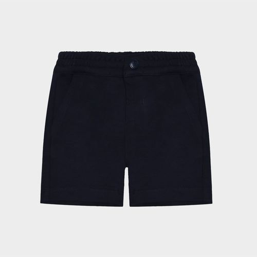Bermuda Bebê Masculina Compact Fleece - AZUL MARINHO