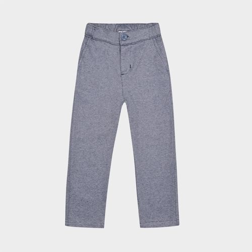 Calça Infantil Masculina Piquet com Bolso Faca - AZUL MARINHO