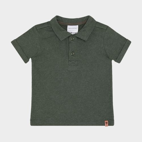 Camiseta Polo Bebê Masculina em Malha Piquet - DIVERSOS